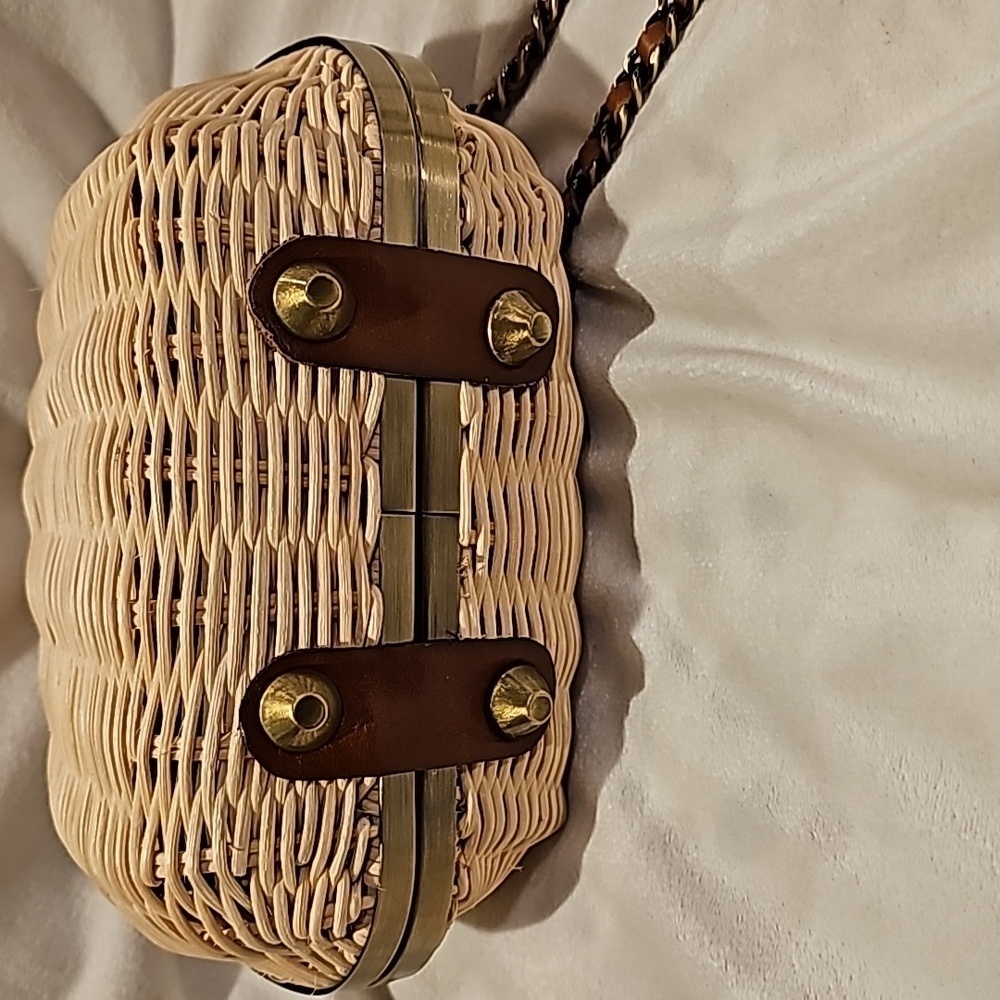 Patricia Nash crossbody wicker bag excellent condition - Picture 10 of 16